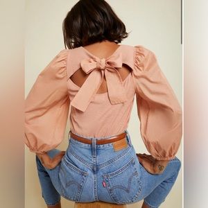 Nation LTD Shalom Top in Bisou (blush pink)